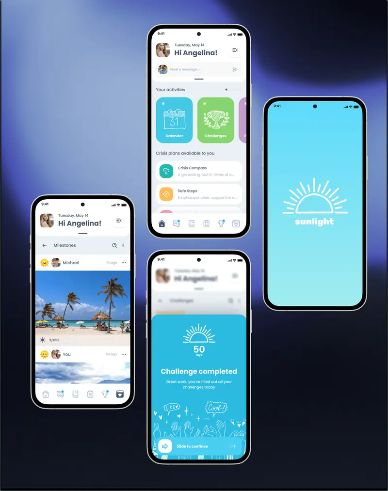 Sunshine — mental health mobile design