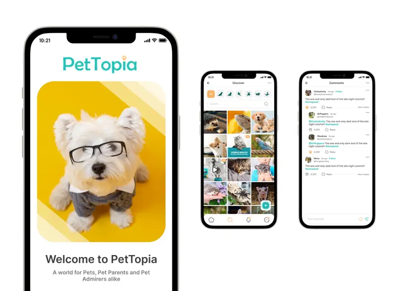 PetTopia screens, board 7