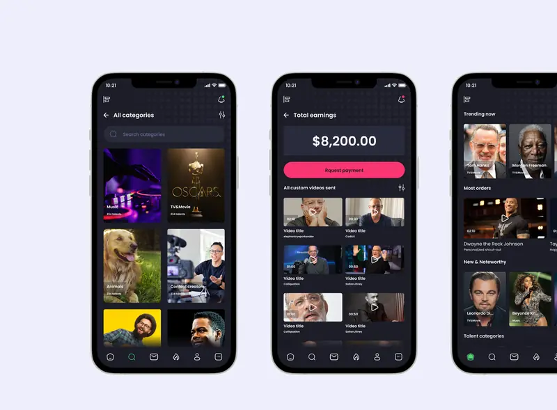 Streamly screens, board 2