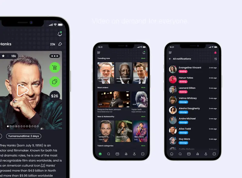 Streamly screens, board 3