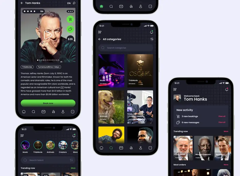 Streamly screens, board 5